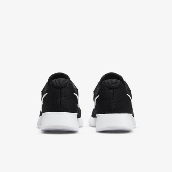 Black / White Nike Tanjun Women's Sneakers | NK246IYS