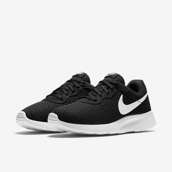 Black / White Nike Tanjun Women's Sneakers | NK935MUO