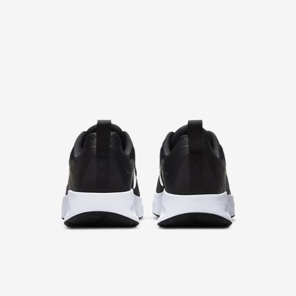 Black / White Nike Wearallday Women's Sneakers | NK769LDZ