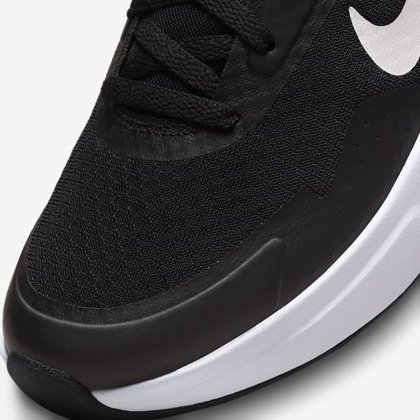 Black / White Nike Wearallday Women's Sneakers | NK769LDZ