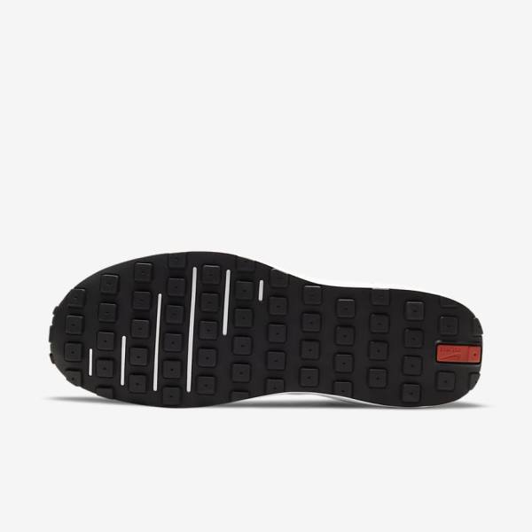 Black / White / Orange / Black Nike Waffle One Men's Sneakers | NK714OVT