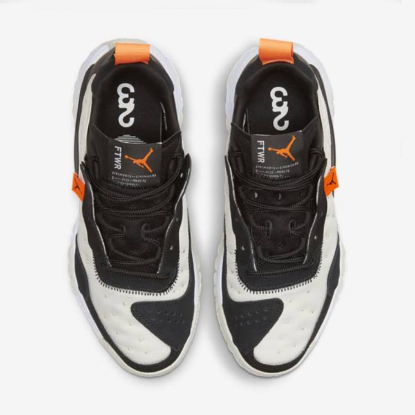 Black / White / Orange Nike Jordan Delta 2 Women's Sneakers | NK896SEX