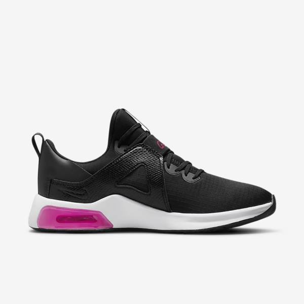 Black / White / Pink Nike Air Max Bella TR 5 Women's Training Shoes | NK430SMD