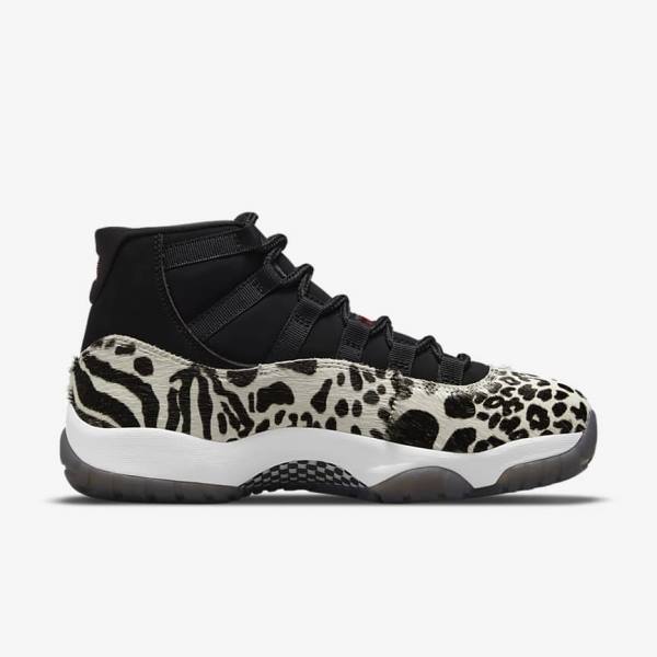 Black / White / Red Nike Air Jordan 11 Retro Women's Sneakers | NK865LDY