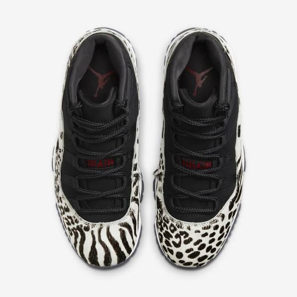 Black / White / Red Nike Air Jordan 11 Retro Women's Sneakers | NK865LDY