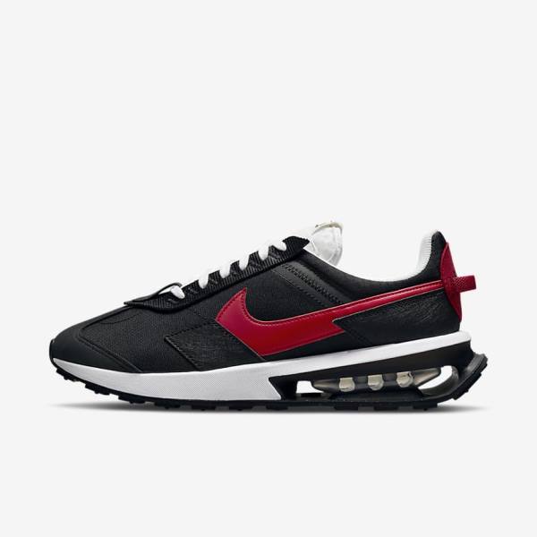 Black / White / Red Nike Air Max Pre-Day Men\'s Sneakers | NK547XTC