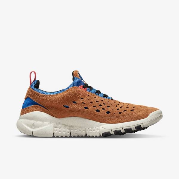 Blue / Light Cream / Red Nike Free Run Trail Men's Sneakers | NK471JTE