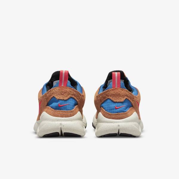 Blue / Light Cream / Red Nike Free Run Trail Men's Sneakers | NK471JTE