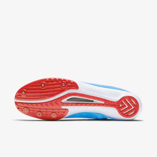 Blue / Light Red / Blue Nike Zoom Mamba 3 Unisex Distance Spike Women's Running Shoes | NK395ZHT