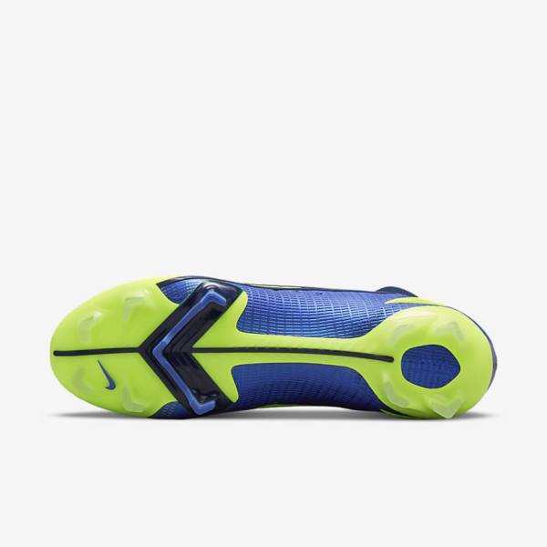 Blue Nike Mercurial Superfly 8 Elite FG Firm-Grounds Women's Football Shoes | NK261GKP