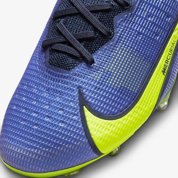 Blue Nike Mercurial Superfly 8 Elite SG-Pro AC Soft-Ground Men's Football Shoes | NK691LEX