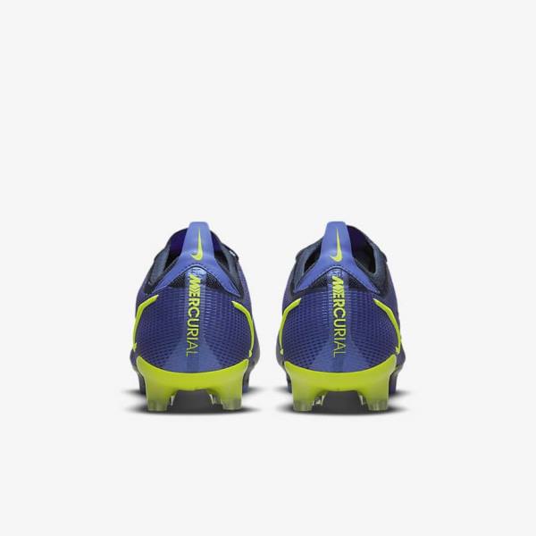 Blue Nike Mercurial Vapor 14 Elite FG Firm-Ground Men's Football Shoes | NK157DYA