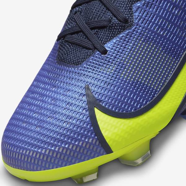 Blue Nike Mercurial Vapor 14 Elite FG Firm-Ground Men's Football Shoes | NK157DYA