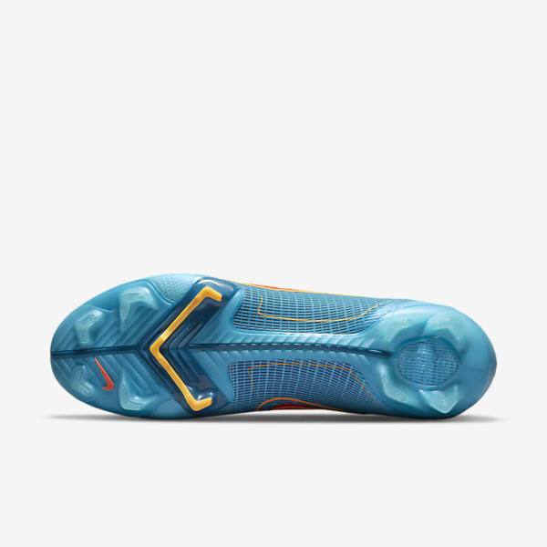 Blue / Orange Nike Mercurial Superfly 8 Elite FG Firm-Grounds Women's Football Shoes | NK271LCM