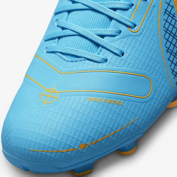 Blue / Orange Nike Mercurial Superfly 8 Academy MG Multi-Grounds Women's Football Shoes | NK324GHI