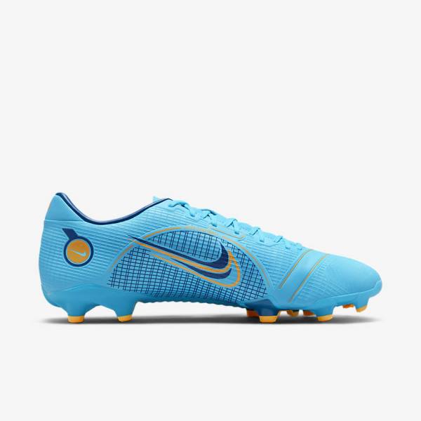 Blue / Orange Nike Mercurial Vapor 14 Academy MG Multi-Ground Women's Football Shoes | NK026SCP