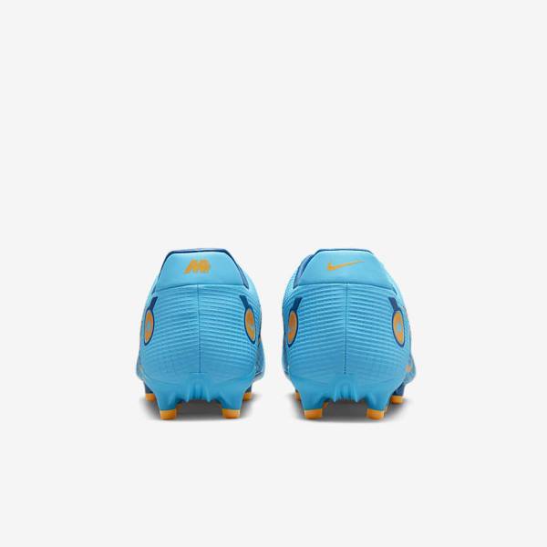 Blue / Orange Nike Mercurial Vapor 14 Academy MG Multi-Ground Women's Football Shoes | NK026SCP