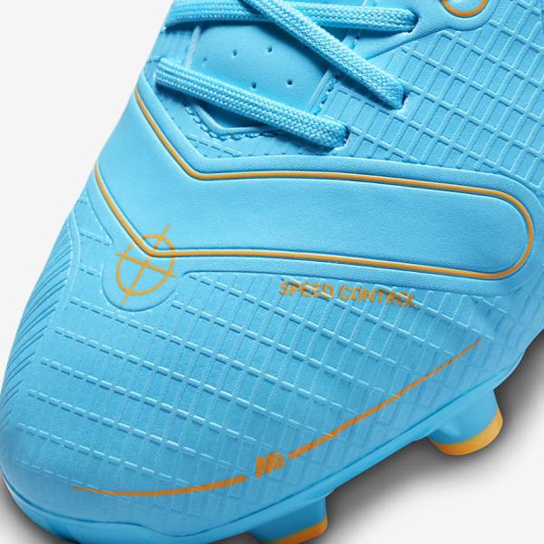 Blue / Orange Nike Mercurial Vapor 14 Academy MG Multi-Ground Women's Football Shoes | NK026SCP