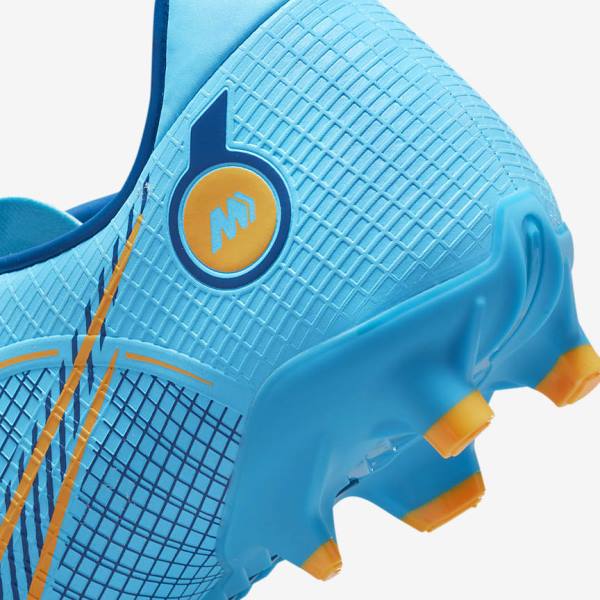 Blue / Orange Nike Mercurial Vapor 14 Academy MG Multi-Ground Women's Football Shoes | NK026SCP