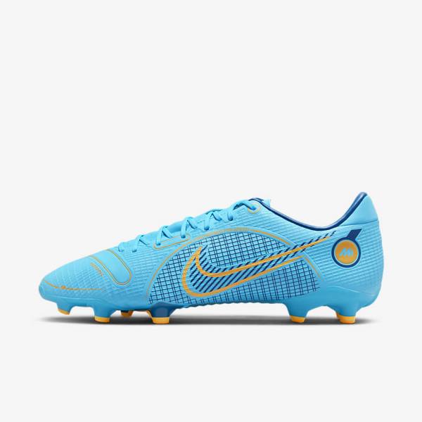 Blue / Orange Nike Mercurial Vapor 14 Academy MG Multi-Ground Women\'s Football Shoes | NK026SCP