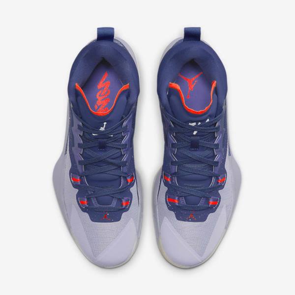 Blue / Purple / Indigo / Light Red Nike Zion 1 ZNA Men's Jordan Shoes | NK321KNA