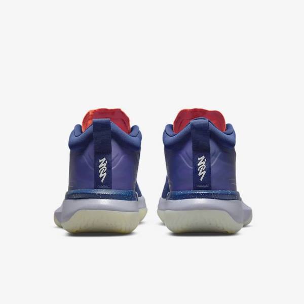 Blue / Purple / Indigo / Light Red Nike Zion 1 ZNA Men's Jordan Shoes | NK321KNA