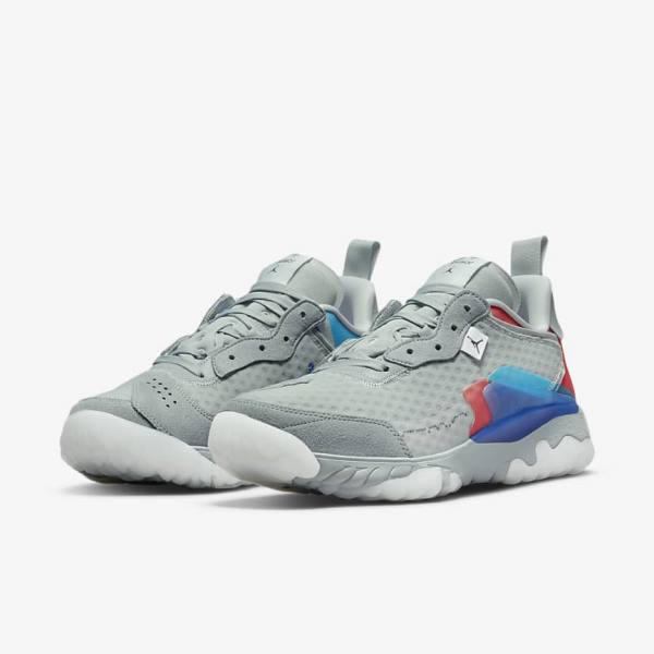 Blue / Red / Platinum Nike Jordan Delta 2 SE Men's Sneakers | NK463CDR