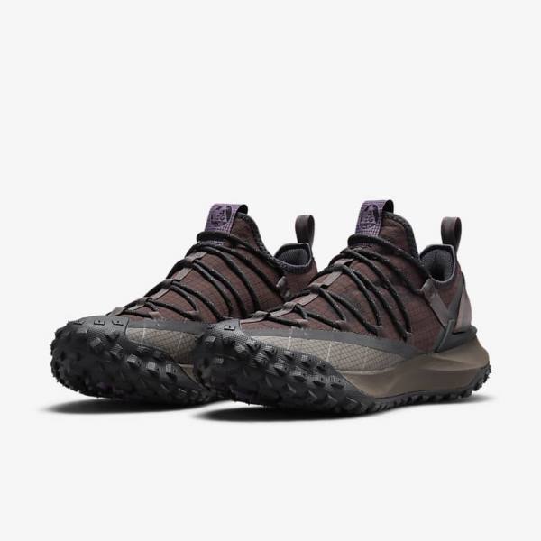 Brown / Black Nike ACG Mountain Fly Low Men's Sneakers | NK052JVX