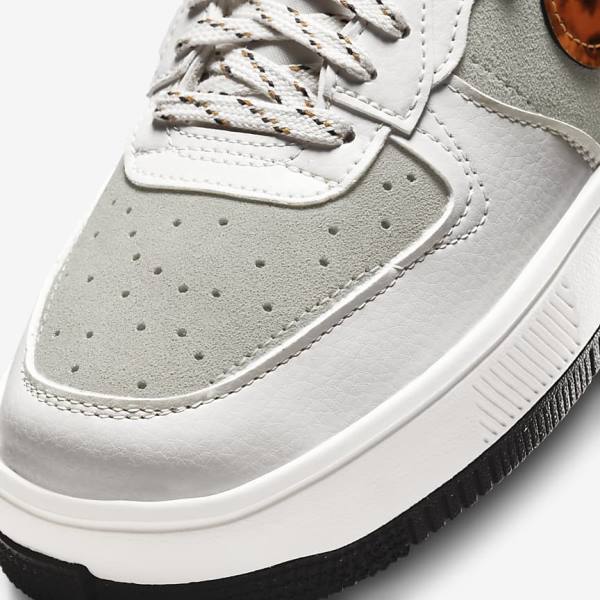 Brown / Light Beige / Yellow Nike Air Force 1 Fontanka Women's Sneakers | NK502QNS