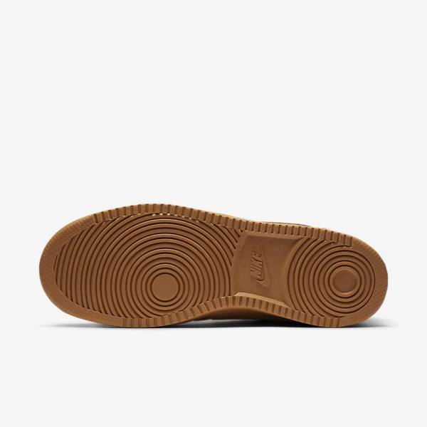 Brown Nike Court Vision Low Men's Sneakers | NK592SNL