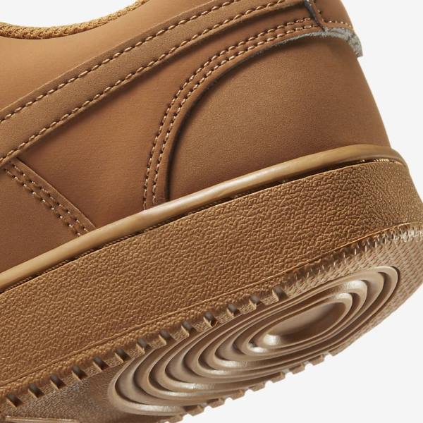 Brown Nike Court Vision Low Men's Sneakers | NK592SNL