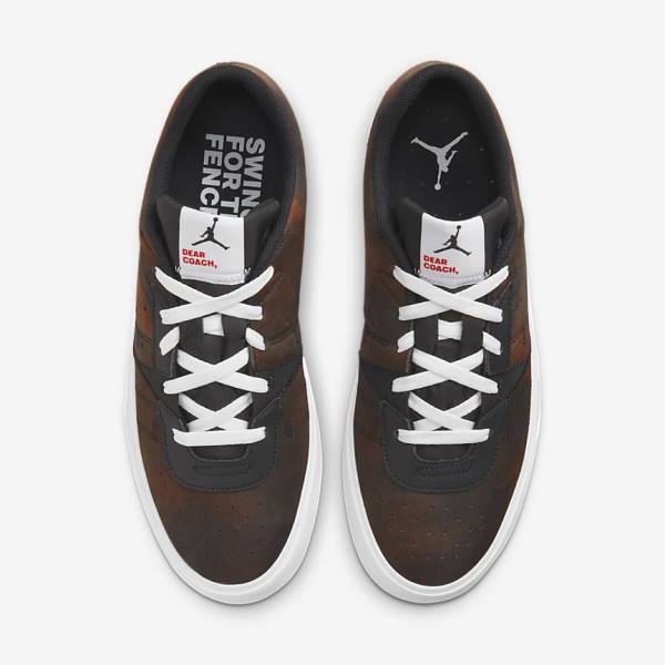 Brown / White / Black Nike Jordan Series .03 Dear Coach Men's Sneakers | NK368JVZ