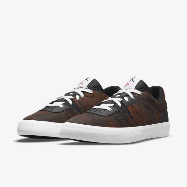 Brown / White / Black Nike Jordan Series .03 Dear Coach Men's Sneakers | NK368JVZ