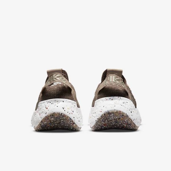 Brown / White Nike Space Hippie 04 Women's Sneakers | NK620KQP