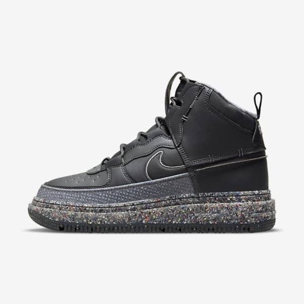 Dark Grey / Black Nike Air Force 1 Boot Men\'s Sneakers | NK264JRX