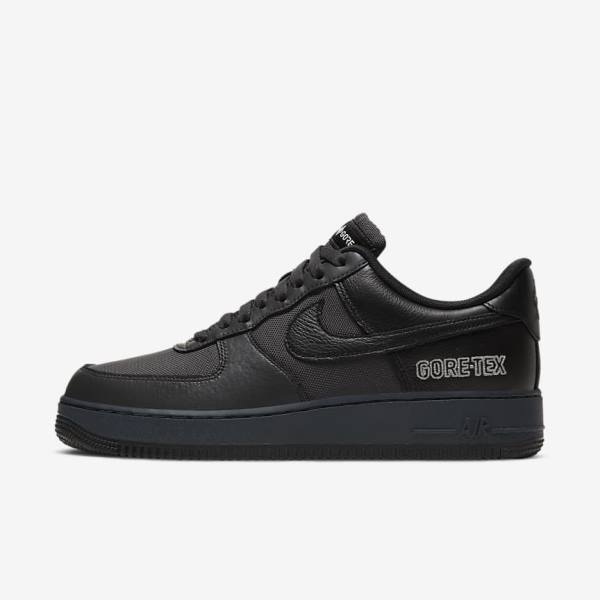 Dark Grey / Black Nike Air Force 1 GTX Men\'s Sneakers | NK197URB