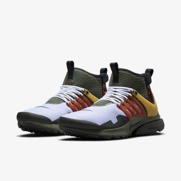 Dark Grey Green / Black Nike Air Presto Mid Utility Men's Sneakers | NK851LDF