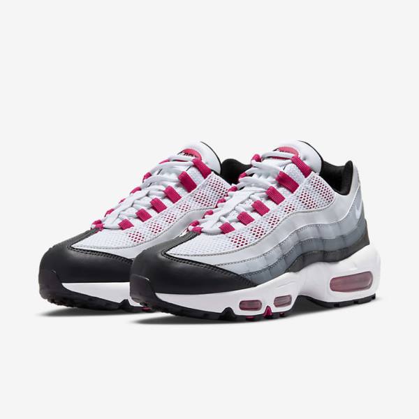 Dark Grey / Grey / White Nike Air Max 95 Women's Sneakers | NK942TDU