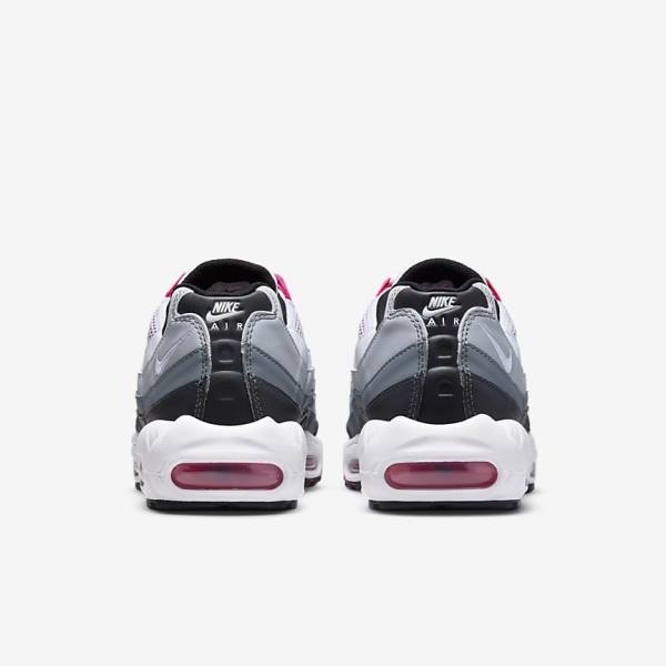 Dark Grey / Grey / White Nike Air Max 95 Women's Sneakers | NK942TDU