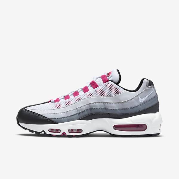 Dark Grey / Grey / White Nike Air Max 95 Women\'s Sneakers | NK942TDU