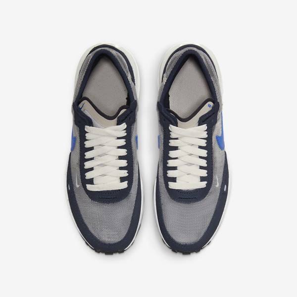 Dark Obsidian / Black / Royal Nike Waffle One Older Kids' Sneakers | NK984ZCJ