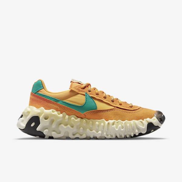 Gold / Gold / Green Nike OverBreak SP Men's Sneakers | NK124GEX