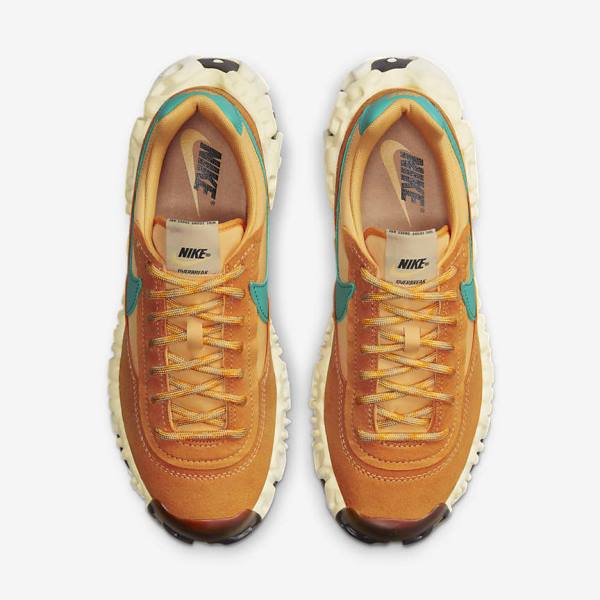 Gold / Gold / Green Nike OverBreak SP Men's Sneakers | NK124GEX