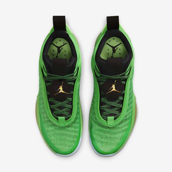 Green / Black / Light Green / Metal Gold Nike Air Jordan XXXVI Men's Jordan Shoes | NK165FOK