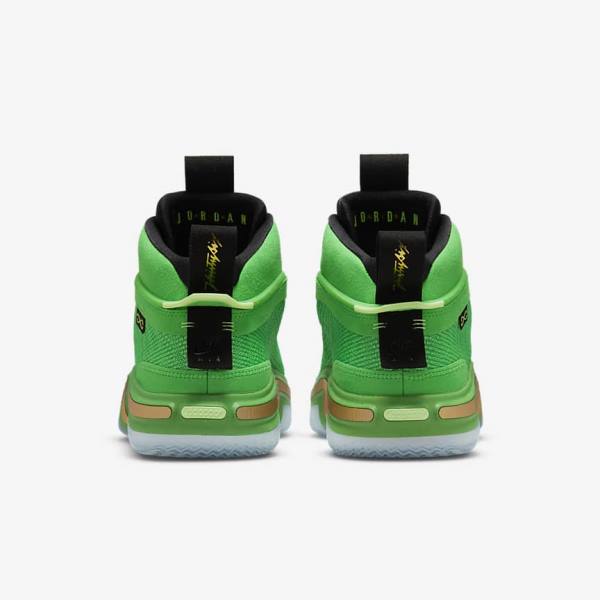 Green / Black / Light Green / Metal Gold Nike Air Jordan XXXVI Men's Jordan Shoes | NK165FOK