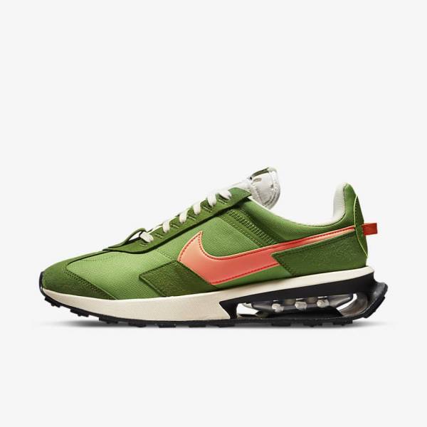 Green / Orange Nike Air Max Pre-Day LX Men\'s Sneakers | NK835ZLS