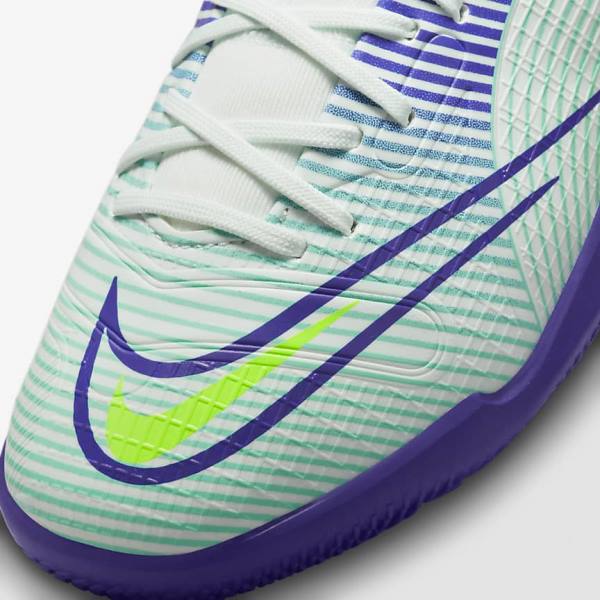 Green / Purple / Green Nike Jr. Mercurial Dream Speed Superfly 8 Academy IC Indoor Court Kids' Football Shoes | NK586WBS