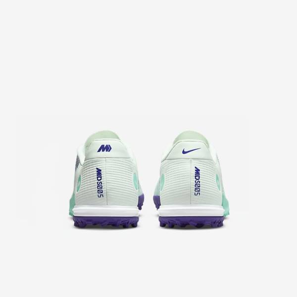 Green / Purple / Green Nike Mercurial Dream Speed Vapor 14 Academy TF Turf Women's Football Shoes | NK972OAR