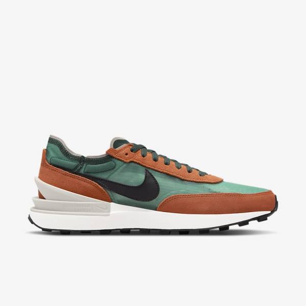 Green / Red / Orange / Black Nike Waffle One SE Men's Sneakers | NK478BUK