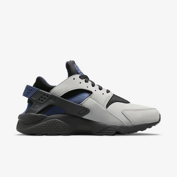 Grey / Black / Navy Nike Air Huarache LE Men's Sneakers | NK360HFV